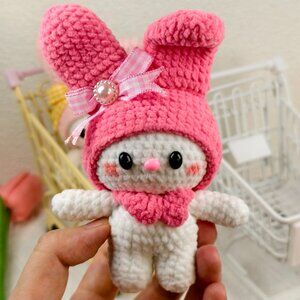 Handmade Amigurumi Crochet Dark Melody Plushie